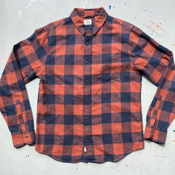 Men's Marine Layer Shirt Multicolor Button-Down S Logo Preppy Quiet Luxury Norm - Picture 2 of 15